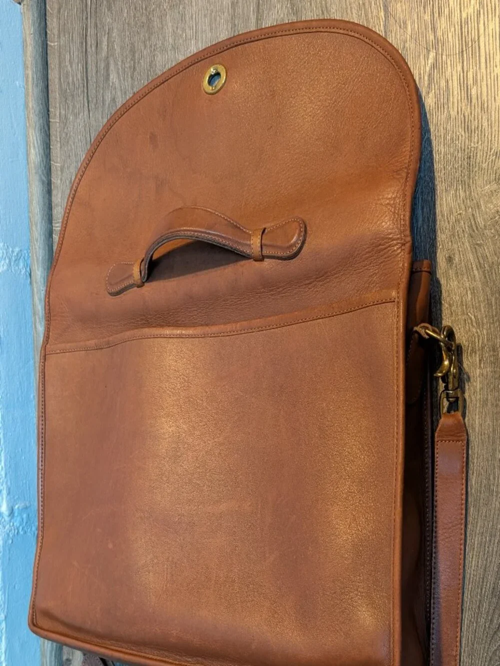 Vintage Coach Lexington Style Leather Briefcase - British Tan